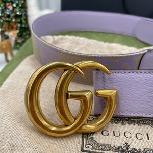 Women’s Gucci, Marmont, GG, leather belt size 95 cm/38 inches made in Italy